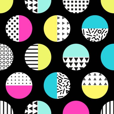 daireler soyut desen