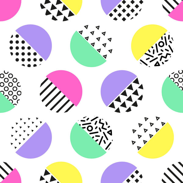 круг абстрактный шаблон
