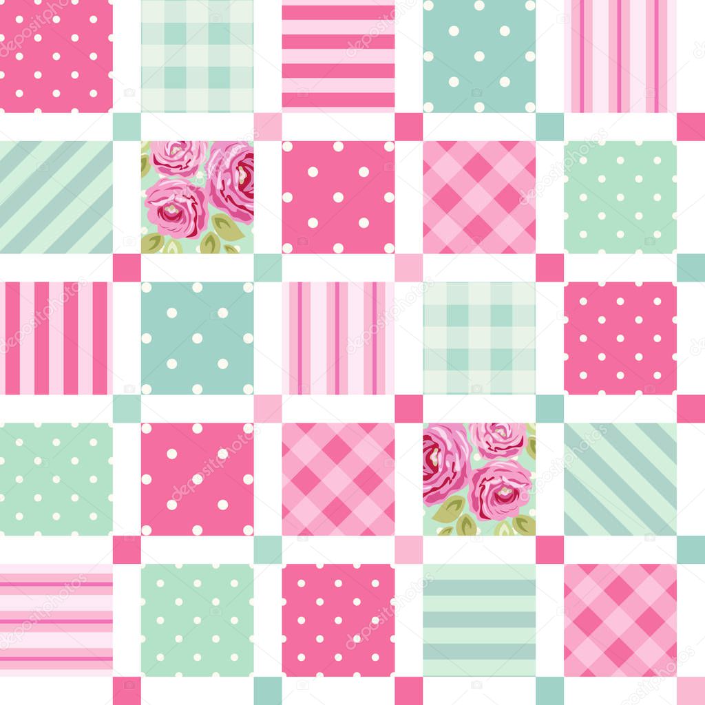 seamless girly pattern