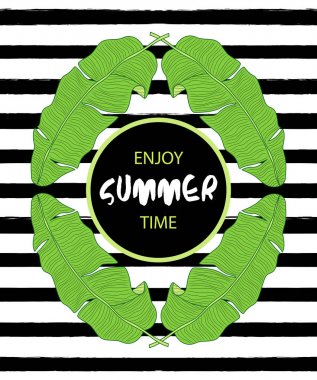 kart yeşil yaprakları ile