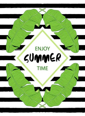 kart yeşil yaprakları ile