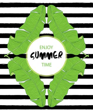 kart yeşil yaprakları ile