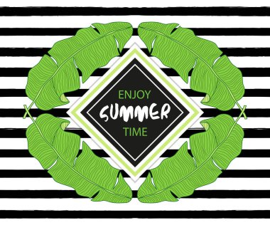 kart yeşil yaprakları ile