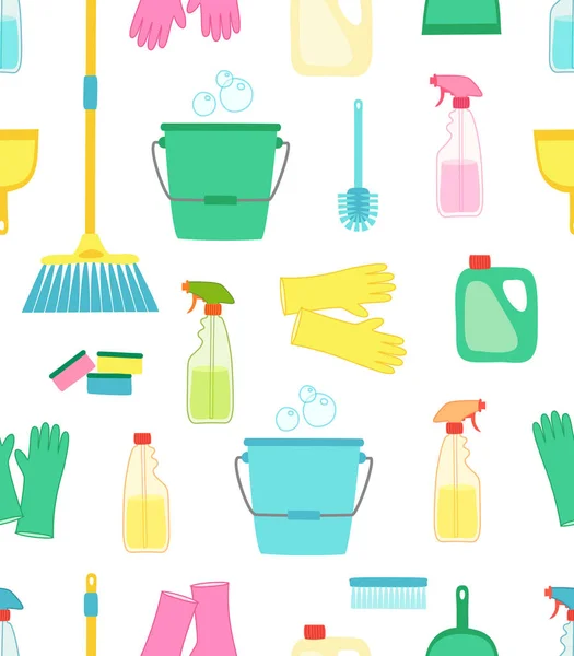 Motif de nettoyage sans couture vif — Image vectorielle