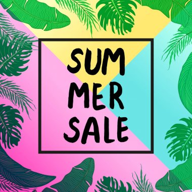 Tropikal yaz ile şirin çerçeve bırakır