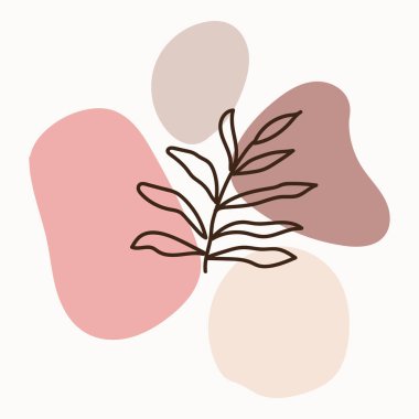 Sosyal medya şablonları ve nötr renkler için yaratıcı soyut arkaplanlar