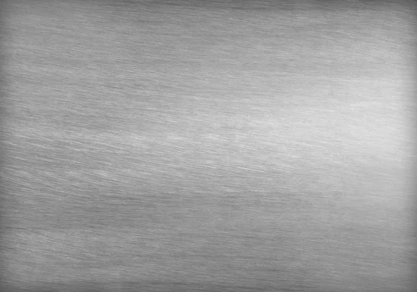 Folha de metal prata fundo preto sólido — Fotografia de Stock