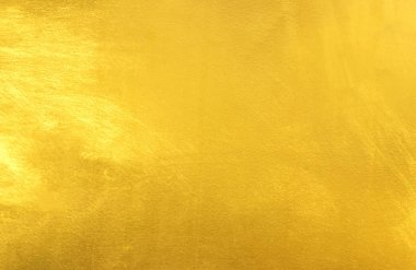 Parlak sarı yaprak altın folyo