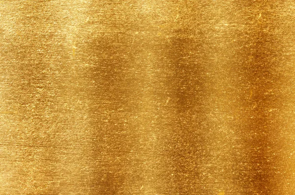 Glänzende gelbe Blattgold-Folie Textur — Stockfoto