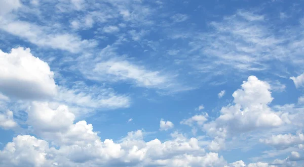 Blue sky white clouds Abstract nature — Stock Photo, Image