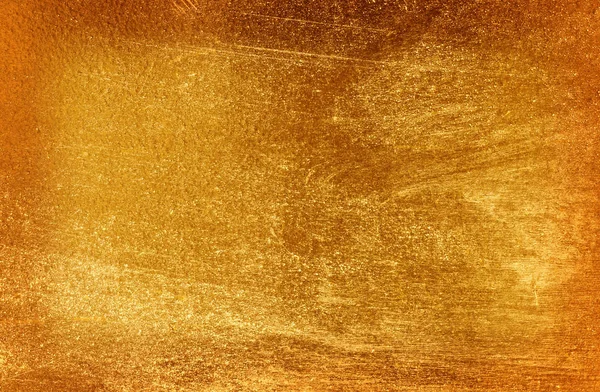 Hoja amarilla brillante lámina de oro textura — Foto de Stock