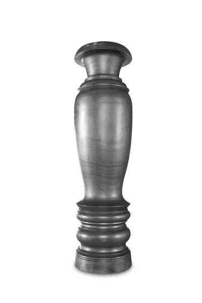 Vaso di legno nero — Foto Stock