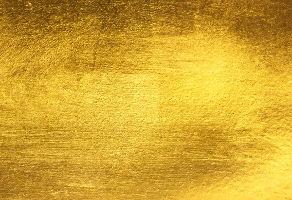 Texture brillante feuille jaune feuille d'or — Photo