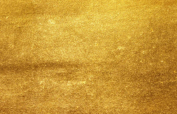 Glänzende gelbe Blattgold-Folie Textur — Stockfoto