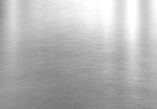 Sheet metal silver solid black background