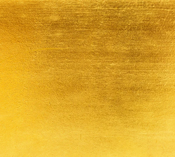 Glänzende gelbe Blattgold-Folie Textur — Stockfoto