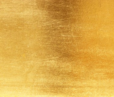 Parlak sarı yaprak altın folyo doku