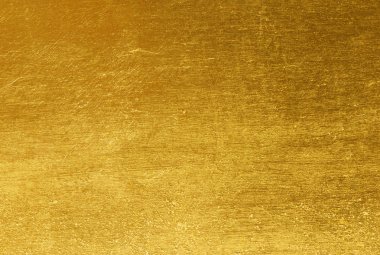 Parlak sarı yaprak altın folyo doku