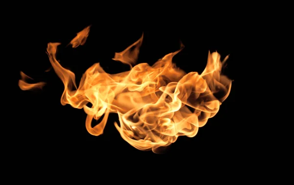 Plamen tepla oheň — Stock fotografie