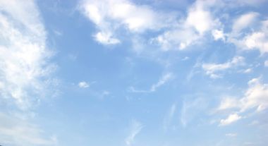 Gökyüzü beyaz bulut