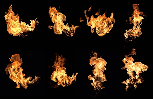 Lågan värme brand — Stockfoto
