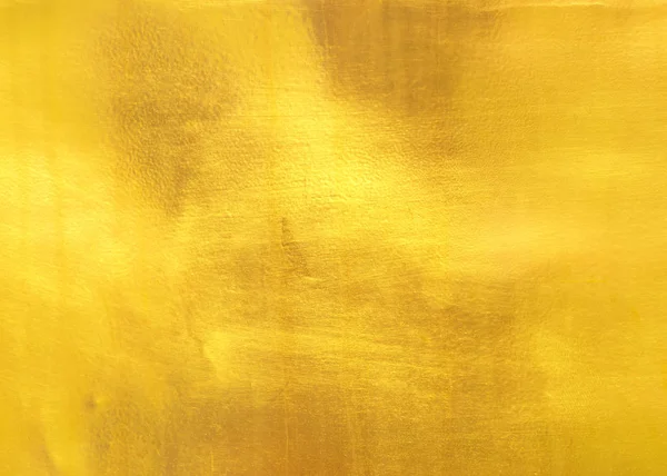 Feuille jaune brillant feuille d'or — Photo
