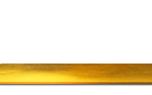 Placa de metal ouro — Fotografia de Stock