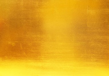 Parlak sarı yaprak altın folyo