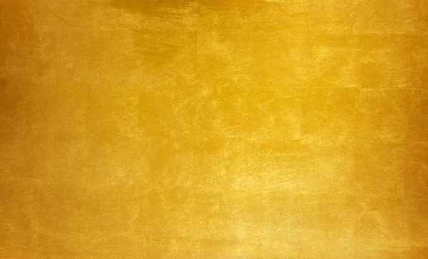 Glänzende gelbe Blattgold-Folie — Stockfoto