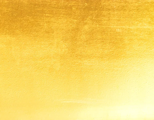 Shiny yellow leaf gold foil texture — Stock Photo, Image