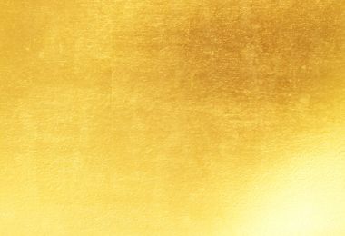 Parlak sarı yaprak altın folyo doku