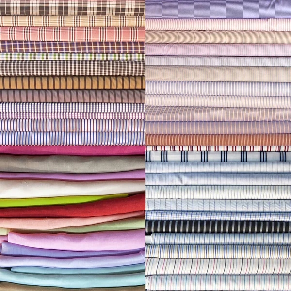 Kolorowe tkaniny. — Zdjęcie stockowe