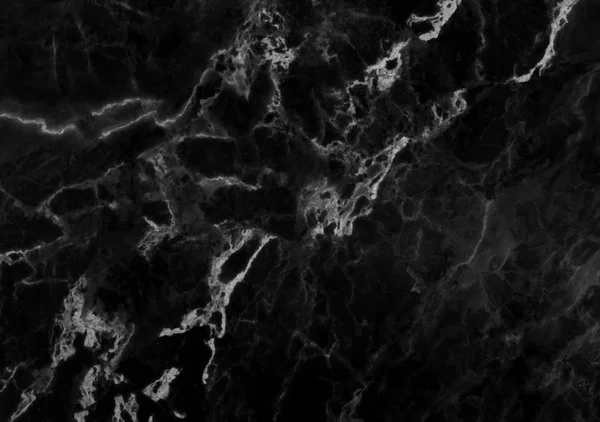 Black marble texture background — Stock Photo, Image