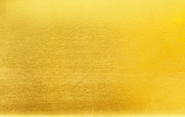 Parlak sarı yaprak altın folyo doku — Stok fotoğraf