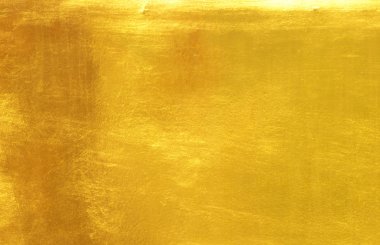 Parlak sarı yaprak altın folyo doku