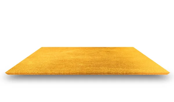Золотая металлическая пластина — стоковое фото