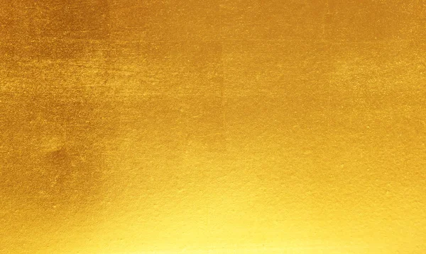 Shiny yellow leaf gold foil texture — Stock Photo, Image