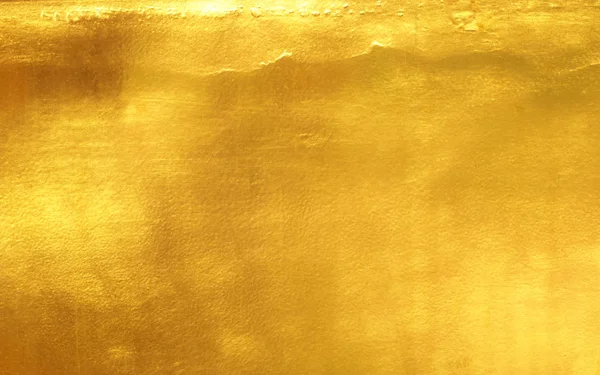 Texture brillante feuille jaune feuille d'or — Photo