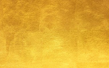 Parlak sarı yaprak altın folyo doku