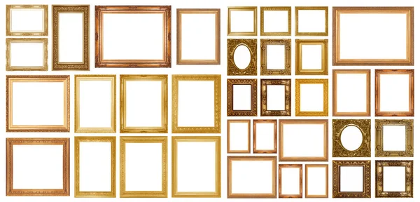 Gold picture frame — Stock Photo, Image