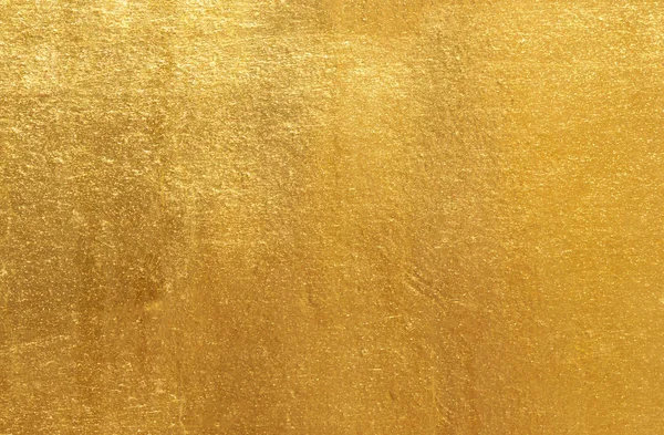 Hoja amarilla brillante lámina de oro textura — Foto de Stock