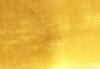 Parlak sarı yaprak altın folyo doku