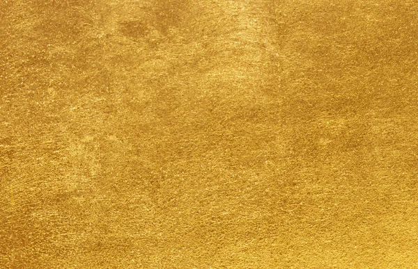 Shiny yellow leaf gold foil texture — Stock Photo, Image