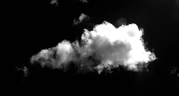 Abstraktní Mlha Nebo Kouř Efekt Černé Pozadí Bílý Kouř Stock Fotografie
