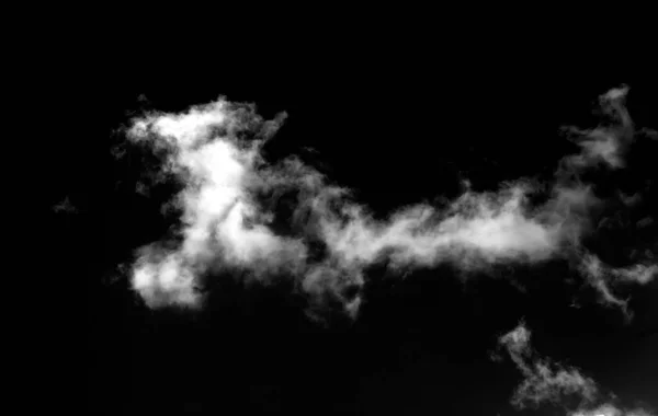 Abstraktní Mlha Nebo Kouř Efekt Černé Pozadí Bílý Kouř Stock Snímky