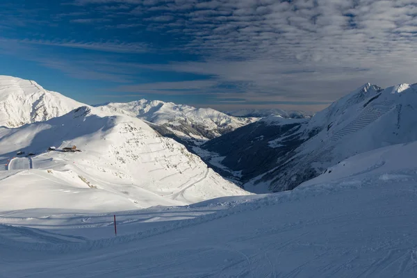 Montanhas Nevadas Alpes Austríacos — Fotografia de Stock