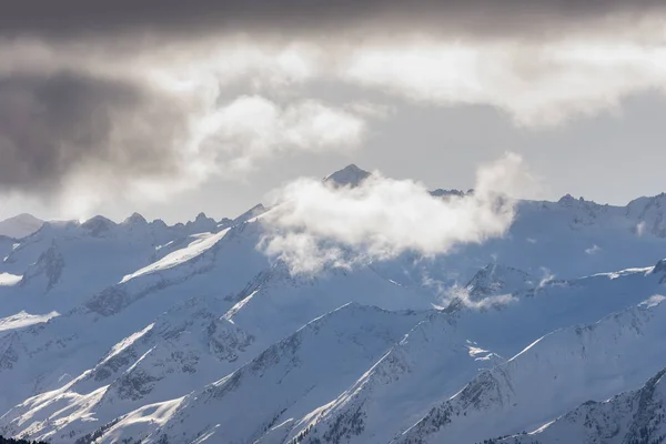 Avusturya Alplerinde Karlı Kış — Stok fotoğraf