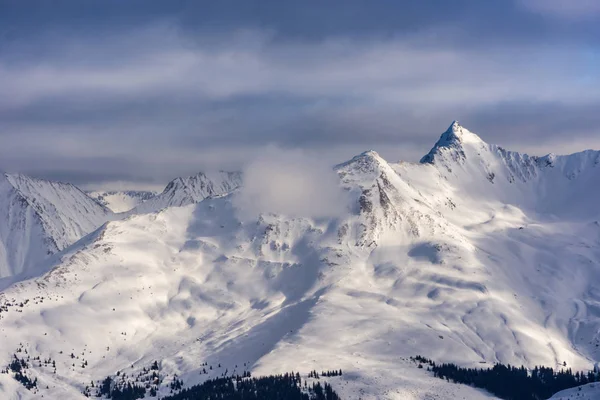 Inverno Nevoso Nelle Alpi Austriache — Foto Stock