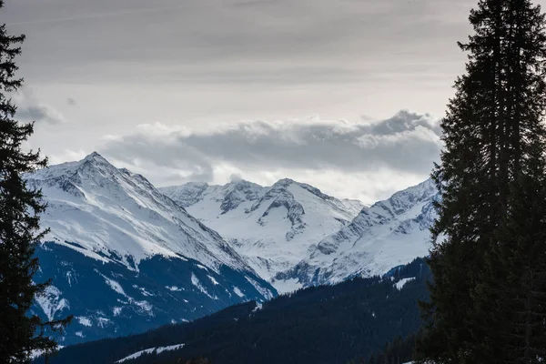 Inverno Nevado Alpes Austríacos — Fotografia de Stock