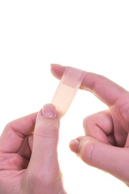 Antibacterial plaster first help pharmacy protection body care different 